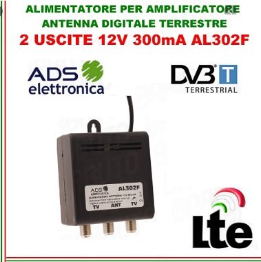 Alimentatore Antenna 2 OUT F 300mA