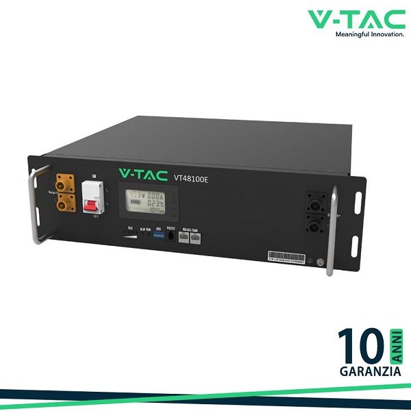 Batteria al litio 5,12Kw 48v 100Ah per solar inverter V-TAC