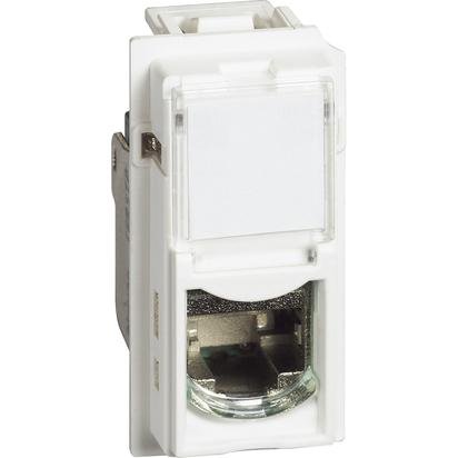 L.NOW Presa RJ46 Cat6 Bianco