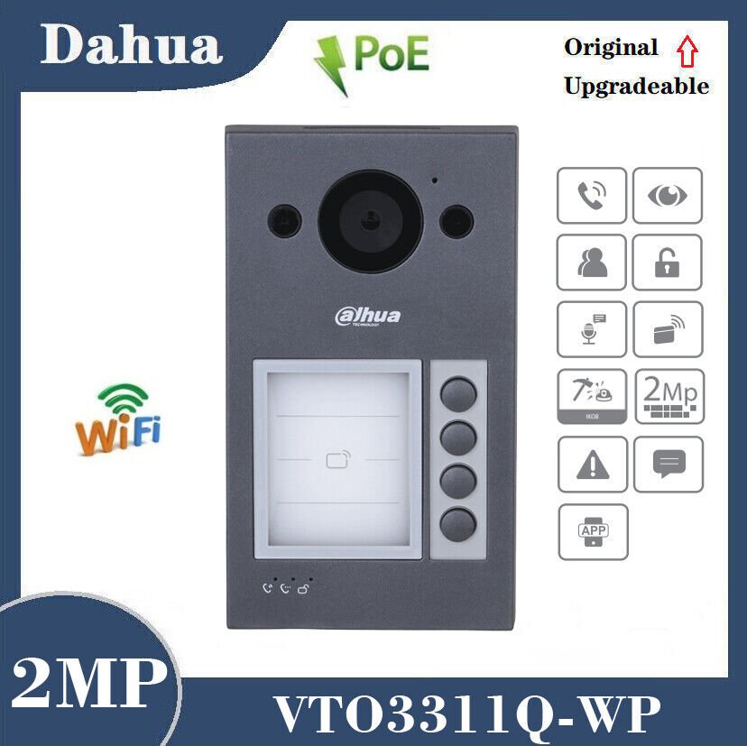 Posto esterno videocitofonico IP/Wi-Fi 4 Pulsanti Dahua