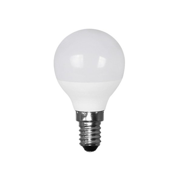 Lampada Mini Sfera Led 6w E14 Luce Fredda 470 Lumen poliplast