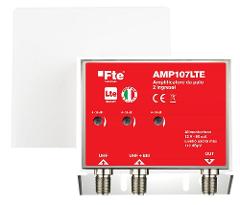 Amplificatore Antenna 2 Ingressi 26 dB LOG + UHF 1 Uscita FTE Maximal