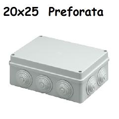 Cassetta 20x25 IP56 C/Gommini Elettrocanali