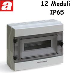 Centralino da Parete 12 Moduli IP65 AVE