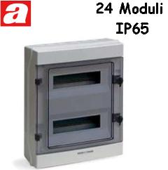 Centralino da Parete 24 Moduli IP65 AVE