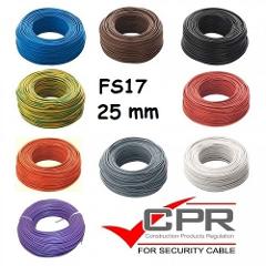 Filo Unipolare 1x25 Giallo Verde FS17