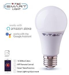 Lampada Led Goccia SMART E27 5w RGB+WW+CW V-TAC
