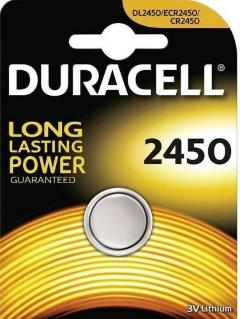 Batteria a Bottone 3V 2450 Duracell DL2450