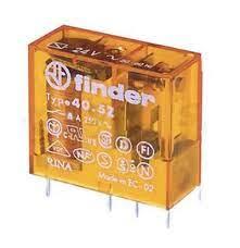 Mini Relè 12V 2 Scambi CA 8A Finder 40528012