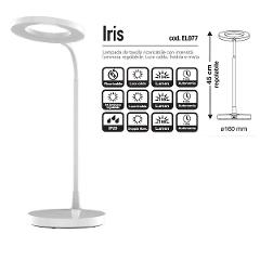 Lampada Da Tavolo Ricaricabile LED 134 Lumen IRIS CFG