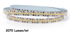 Strip LED 24V 2835 240 Led/mt 20w/mt 2070 Lumen/mt Luce Fredda Vertrade