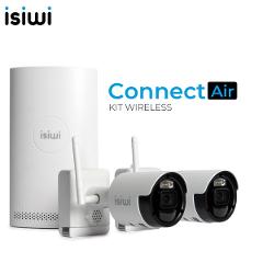 Kit TVCC Wifi 8 Canali 8Mp + 2 Bullet 4 Megapixel Wifi a Batteria Connect Air2 Isiwi