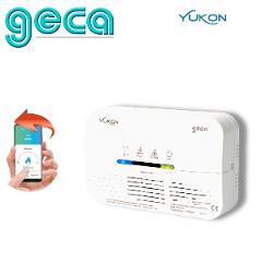 GECA - YUKON 852 Rivelatore GAS Metano Wi-Fi con sensore sostituibile GECA