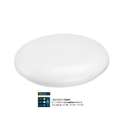 Plafoniera LED Rotonda 24w Tricolor 2400 Lumen Zelda poliplast