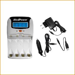 Caricatore Ni-MH con Alimentatore, Accendisigari Alcapower