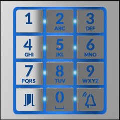 MTMFKB-Frontale Modulo Tastiera Came