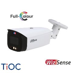 Telecamera Bullet  a deterrenza attiva 8MP IP PoE ONVIF® - 2.7-13.5mm - Intelligenza artificiale - D