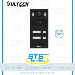 Postazione da esterno IP, 2 Tasti 2MPX Interamente in alluminio Intercom Vultech Security