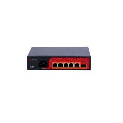 Switch 4 Porte POE 10/100 + 2 Porte Uplink 10/100 60w 250mt Safire