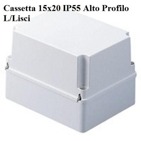 Cassetta 15x20 IP55 Alto Profilo L/Lisci