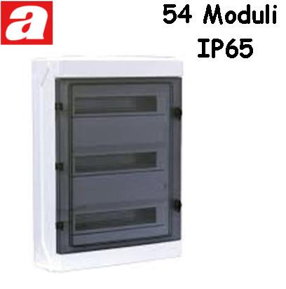 Centralino da Parete 54 Moduli IP65 AVE