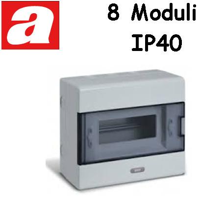 Centralino da Parete 8 Moduli IP40 AVE