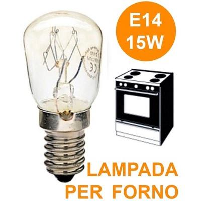 Lampada E14 15w Alta Temperatura 300° per Forno