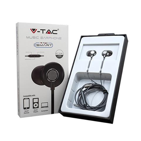 Auricolari con Microfono e Jack 3,5mm V-TAC