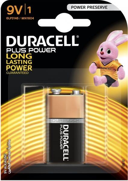 Batteria 9V Alkalina Duracell Plus Duracell MN1604