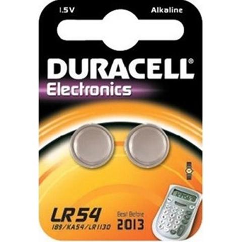 Batteria a Bottone 1,5V LR54 189 AG10 V10GA Duracell LR54