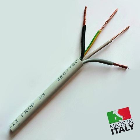 Cavo Fror 4x4 mm con Giallo Verde *(prezzo al mt)  FROR 4x4 - Bolognetta (Palermo)