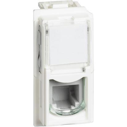 L.NOW Connettore RJ11 Bianco