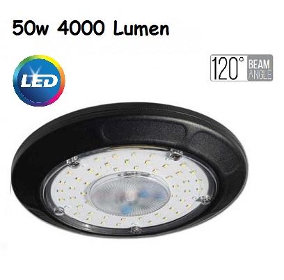 Lampada Industriale 50w UFO Luce Fredda 4000 Lumen V-tac 5555 - Bolognetta (Palermo)