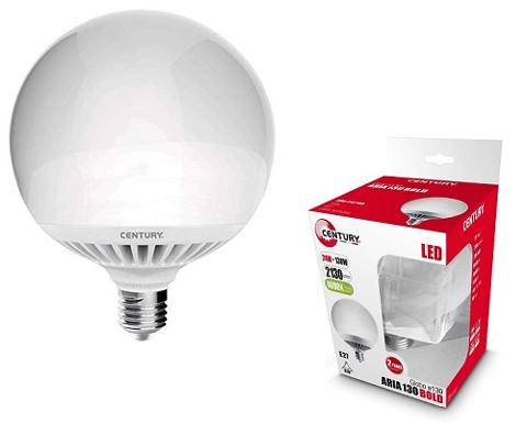 Lampada Led Globo 24w E27 Luce Natura 2130 Lumen Century