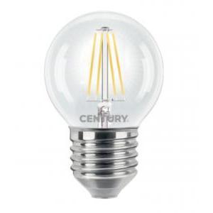 Lampada Mini Sfera Led Filamento E27 6w Luce Natura 806 Lumen Century
