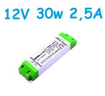 Led Driver Slim 12v 30w 2,5A Elcart