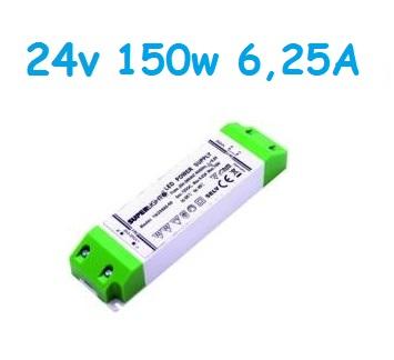 Led Driver Slim 24v 150w 6,25A Elcart