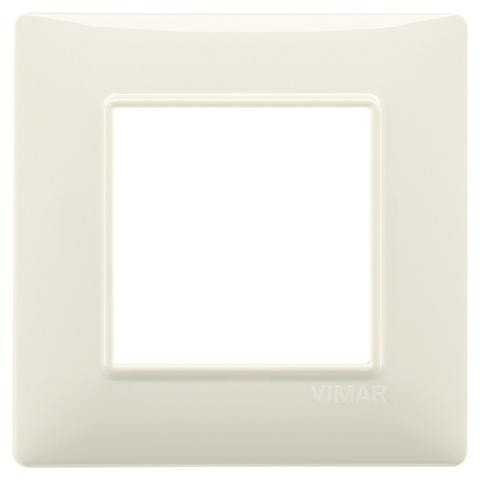 Placca 2M Beige per Scatola Rotonda Vimar