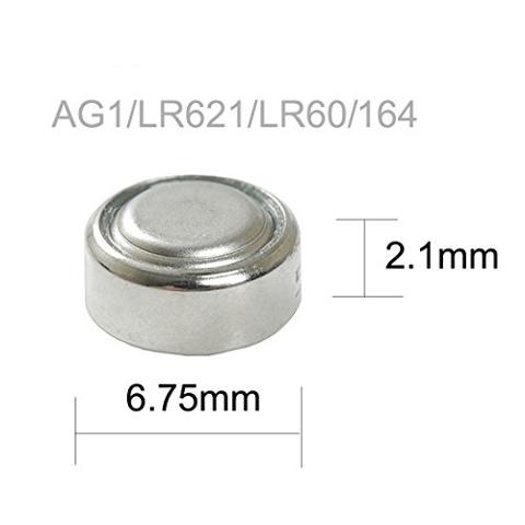 Batteria a Bottone 1,5V LR60 LR621 364 AG1