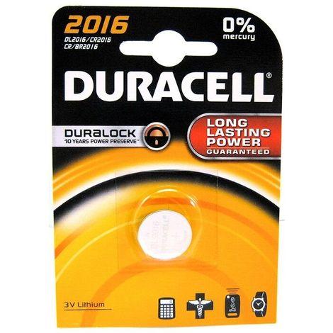 Batteria a Bottone 3V 2016 *(1pz) Duracell DL2016