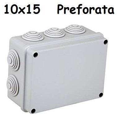 Cassetta 10x15 IP65 C/Gommini Elettrocanali