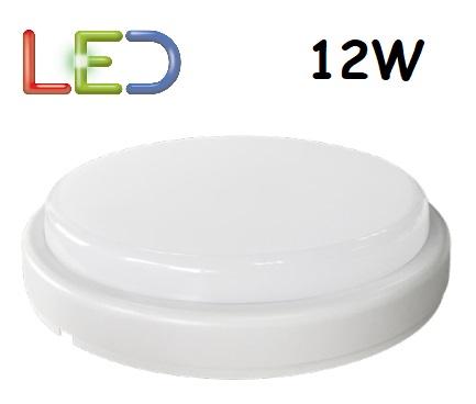 Plafoniera LED Rotonda 12w IP65 Luce Natura 900 Lumen Iperlux