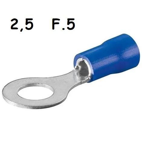 Capicorda a Occhiello Blu 1,5-2,5mm Foro 5 (*1pz) BM