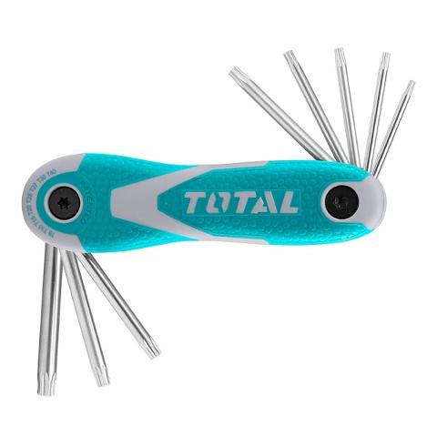 Serie 9 Chiavi Maschio Torx Tascabile TOTAL