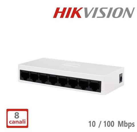 Switch 8 Porte 10/100 Hikvision