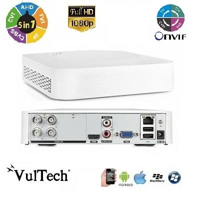 DVR 5in1 4 Canali 2 Megapixel LITE H265 Vultech Security