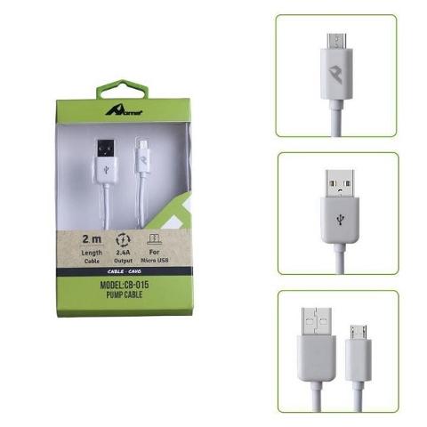 Cavo Micro USB 2mt 2,4A AOME