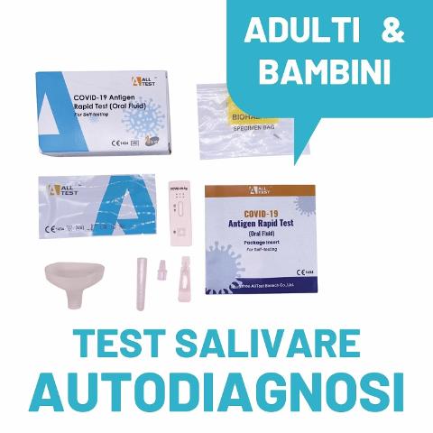 ALLTEST COVID-19 ANTIGEN RAPID TEST (ORAL FLUID) 1 Tampone All Test Oral