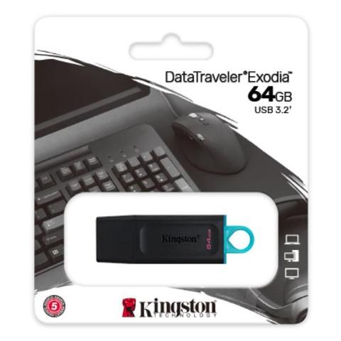 Pen Drive 128Gb Data Traveler Exodia USB 3.2 Kingston