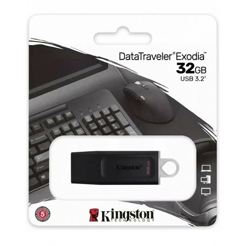 Pen Drive 32Gb Data Traveler Exodia USB 3.2 Kingston